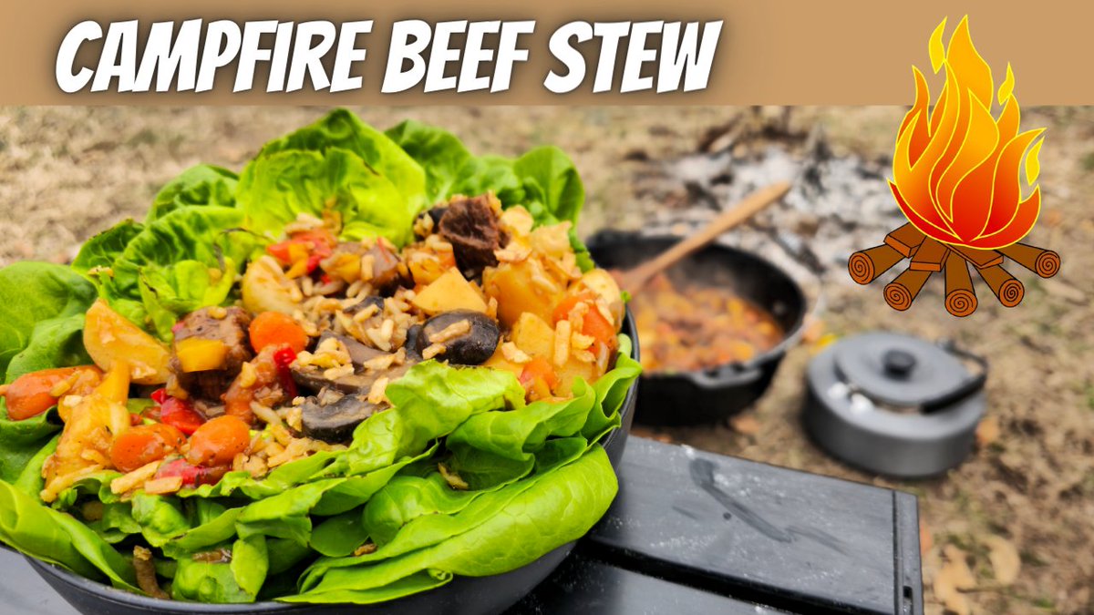 OUnsupervised's tweet image. youtu.be/a9xuHw-nmWw
Had Wigwam members Dee and Brian Chesterfield donate to the Chef Fund so I made a fancy Beef Stew.  Hope you enjoy the video.  
#OutdoorsUnsupervised #Cooking #CampfireCooking #CampfireBeefStew