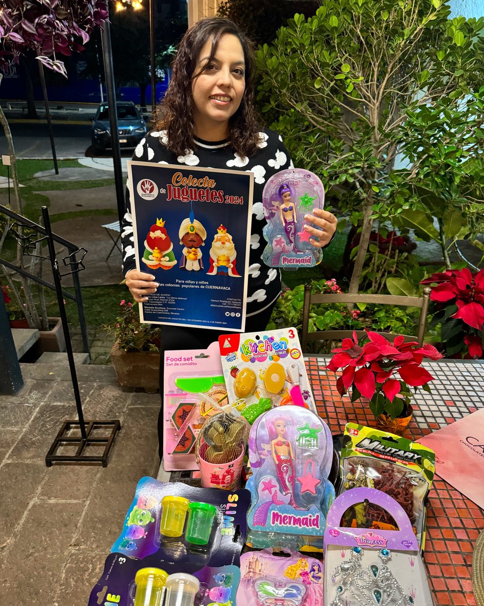 GeneracionEnRe's tweet photo. Gracias Brenda Bastida por sumarte a la #ColectaDeJuguetes20224 y regalar sonrisas a niñas y niños de #Cuernavaca 🎁+❤️=😃 #SeParteDeLosReyesMagos 👑 #GenerandoComunidad #ReyesMagos2024 https://t.co/MVYgWIcyW5