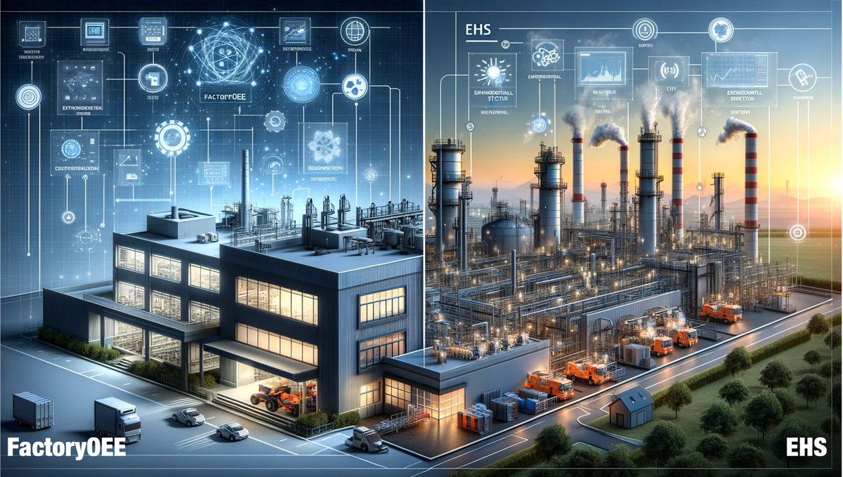 williesclin's tweet photo. Revolutionizing Factories with FactoryOEE &amp; EHS

🔧 FactoryOEE boosts efficiency through IoT and monitoring. 🌱 EHS upholds safety and environmental standards. Together, they create smarter, safer workplaces.
#FactoryInnovation #Efficiency #SafetyFirst #Industry4_0 #IOT #EHS #AI https://t.co/YBc7oujfaG