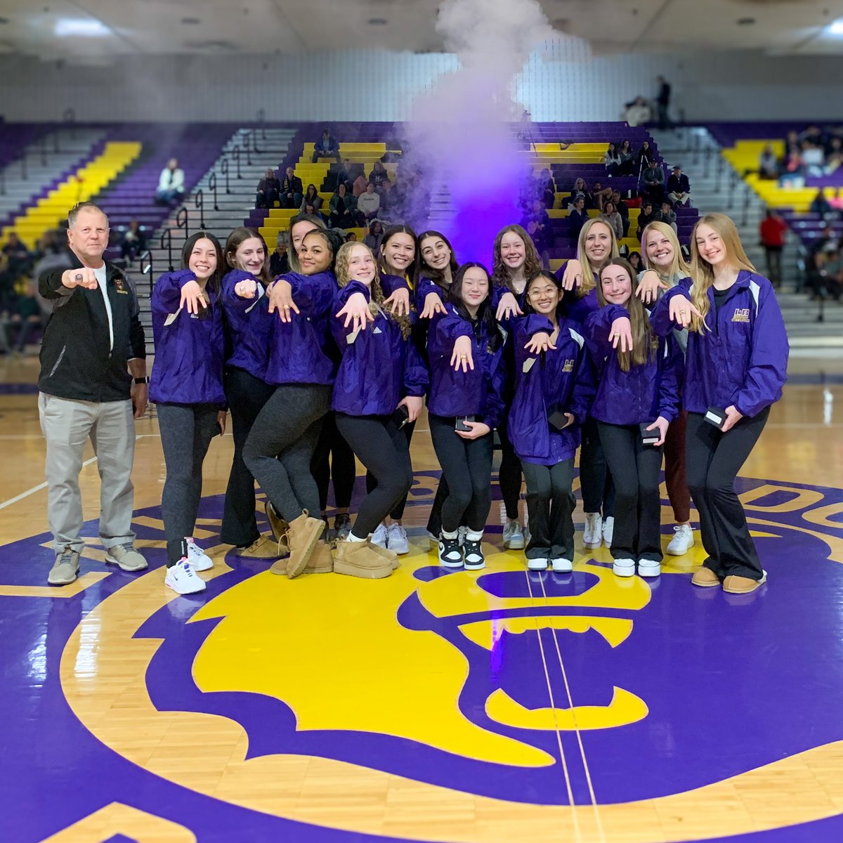 LB Bruins Athletics (@lbathletic) on Twitter photo Letβs give it up for the VHSL State Gymnastics Champions! #ringceremony #backtoback π»πππππ
<a href="/FCPSLBSS/">Lake Braddock SS</a> <a href="/lake_lbvg/">LBVG- Lake Braddock Varsity Gymnastics</a> <a href="/GymnasticsLbss/">LBSS Gymnastics</a> <a href="/LBAthLead/">LB Athletic Leadership</a> Letβs give it up for the VHSL State Gymnastics Champions! #ringceremony #backtoback π»πππππ
<a href="/FCPSLBSS/">Lake Braddock SS</a> <a href="/lake_lbvg/">LBVG- Lake Braddock Varsity Gymnastics</a> <a href="/GymnasticsLbss/">LBSS Gymnastics</a> <a href="/LBAthLead/">LB Athletic Leadership</a>