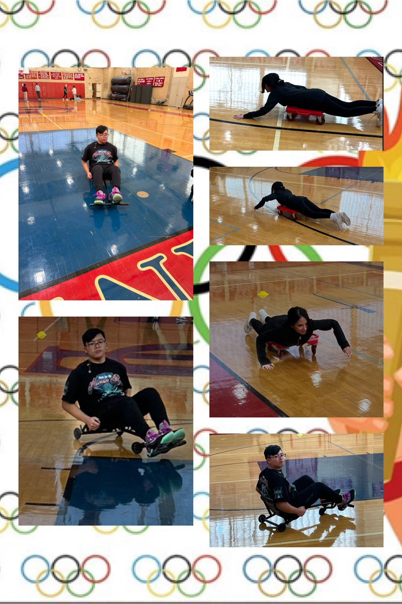 GLHSDeafProgram's tweet image. Starting the new year with an Phys. Ed Winter Olympics. All the events are based on actual outdoor winter olympic events. Training under way in Luge and Skeleton
