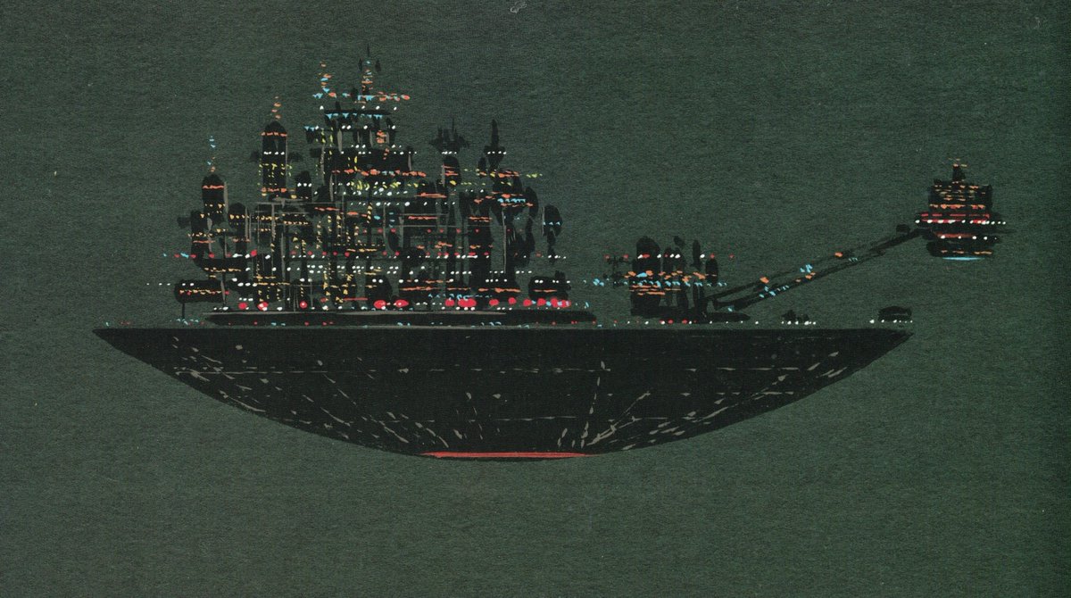 sovietsoleri's tweet image. Concept art by Ralph McQuarrie for Close Encounters of the Third Kind, 1977.