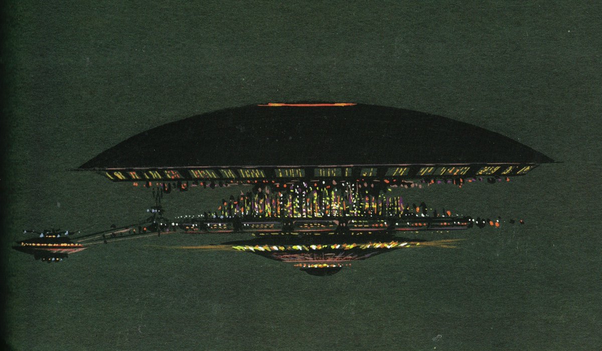 sovietsoleri's tweet image. Concept art by Ralph McQuarrie for Close Encounters of the Third Kind, 1977.