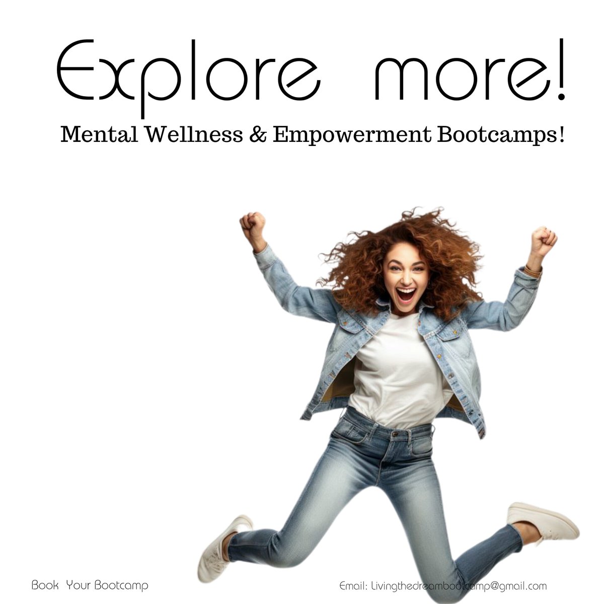 DreamBootcamp1's tweet photo. Hiring a wellness &amp; empowerment bootcamp is just what you need! So, explore more with Living The Dream Bootcamp! I travel to you! 🤍🧠🎯 #MentalHealthAwareness #mentalhealth #NewYear2024 #BusinessSolutions #Office #wellness https://t.co/XXN0WZNiqU