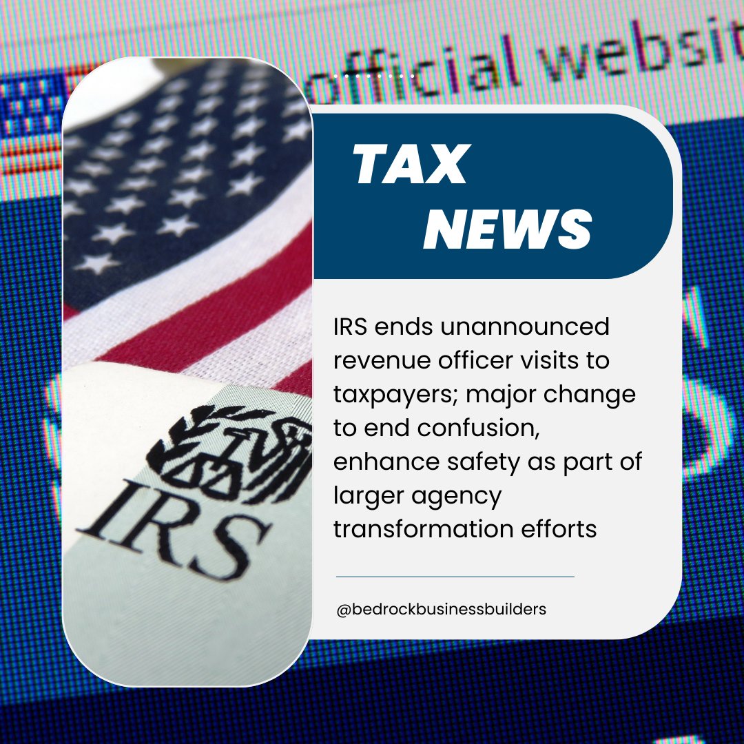 IRS Ends Unannounced Revenue Officer Visits: A Major Transformation

The IRS has stopped unannounced visits to taxpayers for safety and transparency, avoiding confusion and promoting clear communication.

#IRSNews #SafetyFirst #TaxpayerRights #AgencyTransformation #IRSUpdates