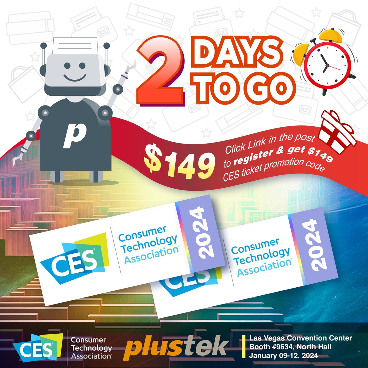 Join us at #CES2024 to discover the transformation of your workflow through Robotic Process Automation. 
👉 For more information about intelligent data capture solutions, visit us at:
plustek.com/us/news/events…

#plustekrpa #dataextraction #plustekextraction #IDP #workflowautomation