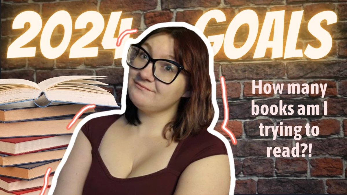 Oh look. It's me again. 
I don't have a lot of reading goals in 2024, but I still wanted to just have a little chat about what I am hoping for.

youtu.be/cExCL8Bp4vc