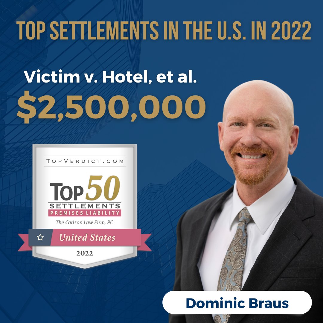 Congratulations to attorneys Nathan Kennedy, John McNeff, Brantley White, and Dominic Braus on their top settlements in the United States in 2022!