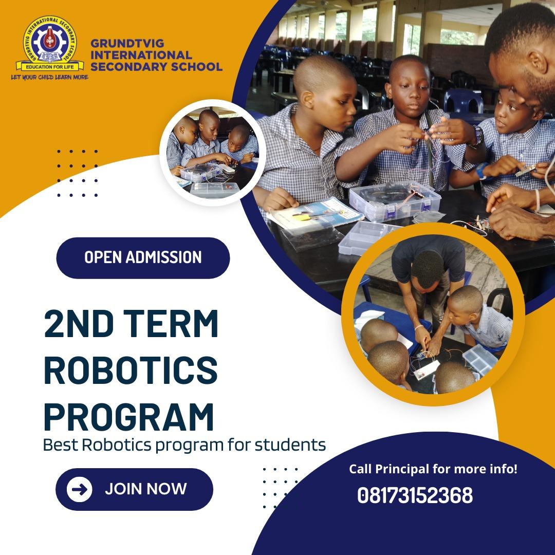 edufunSTEMnig's tweet image. Is your child a student of Grundtvig International Secondary School? We have an exciting robotics package for them this term!

Avail them the opportunity to learn a new tech skill.

#roboticseducation #robotics  #steminspiration  #EdufunTechnik #stemambassador #STEMNigeria
