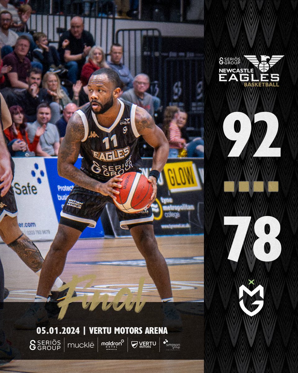 Newcastle Eagles (@newcastleeagle) on Twitter photo ๐๐๐๐๐๐ฆ ๐ง๐๐๐ ๐ง๐๐ ๐ช!!
๐ Thank you to our incredible support tonight at the <a href="/VertuArena/">Vertu Motors Arena</a> and around the world! ๐
๐ Next up: <a href="/RidersBball/">Leicester Riders | Basketball</a>
๐๏ธ Tickets on sale now: newcastle-eagles.com/tickets
#WeAreEagles #BritishBasketballLeague ๐๐๐๐๐๐ฆ ๐ง๐๐๐ ๐ง๐๐ ๐ช!!
๐ Thank you to our incredible support tonight at the <a href="/VertuArena/">Vertu Motors Arena</a> and around the world! ๐
๐ Next up: <a href="/RidersBball/">Leicester Riders | Basketball</a>
๐๏ธ Tickets on sale now: newcastle-eagles.com/tickets
#WeAreEagles #BritishBasketballLeague