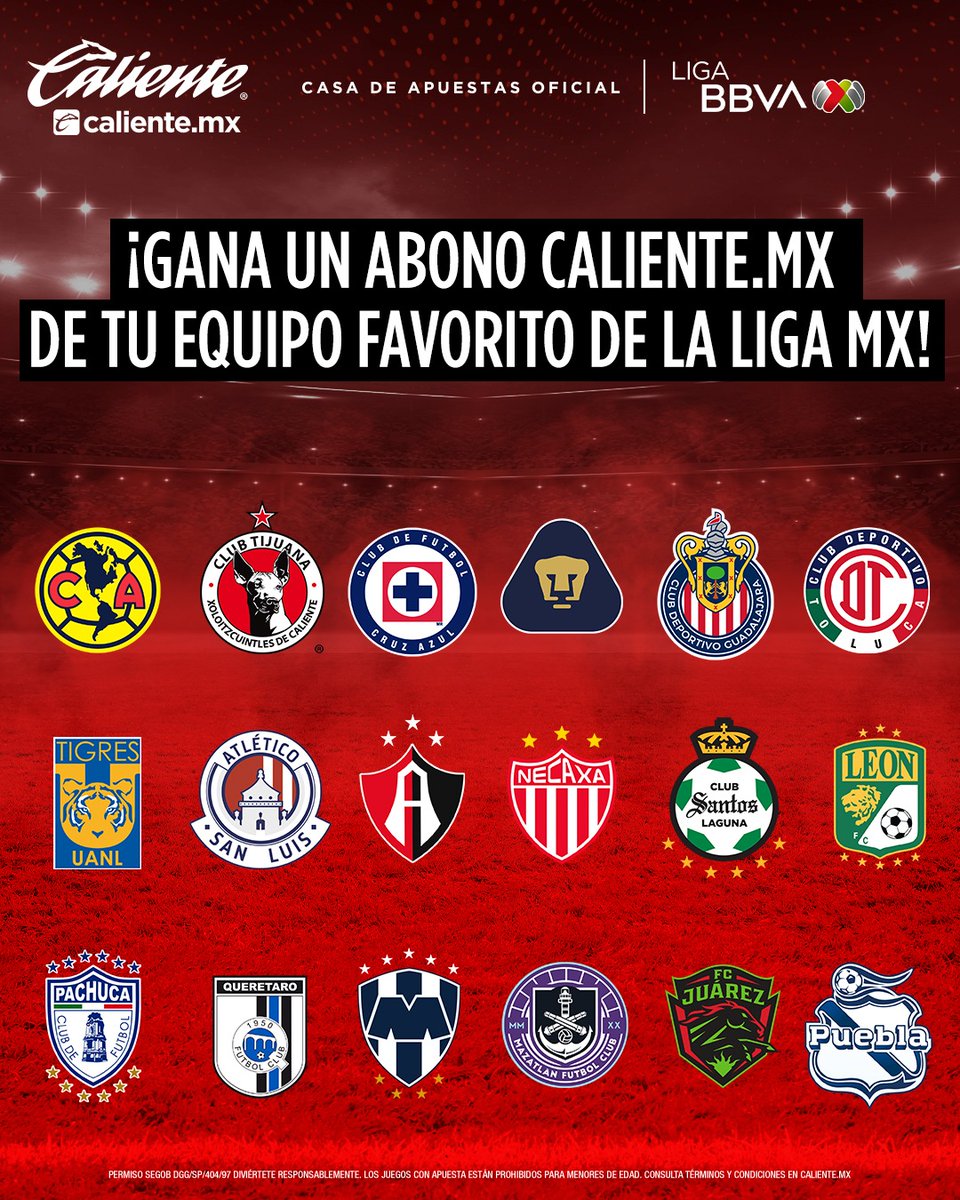 LigaBBVAMX's tweet image. 🚨 Caliente.mx te lleva al 🏟️

GANA 1 DE LOS 5 ABONOS DOBLES de LIGA MX, incluye Fase Final ⚽️

Haz lo siguiente 👇
1 ⏹️Sigue a @calientesports 📲
2⏹️Dale 🔁 y ❤️
3⏹️Comenta a qué equipo quieres ir a apoyar en el estadio en el #CL24 y el HT #MásAcciónMásDiversión 🔥…