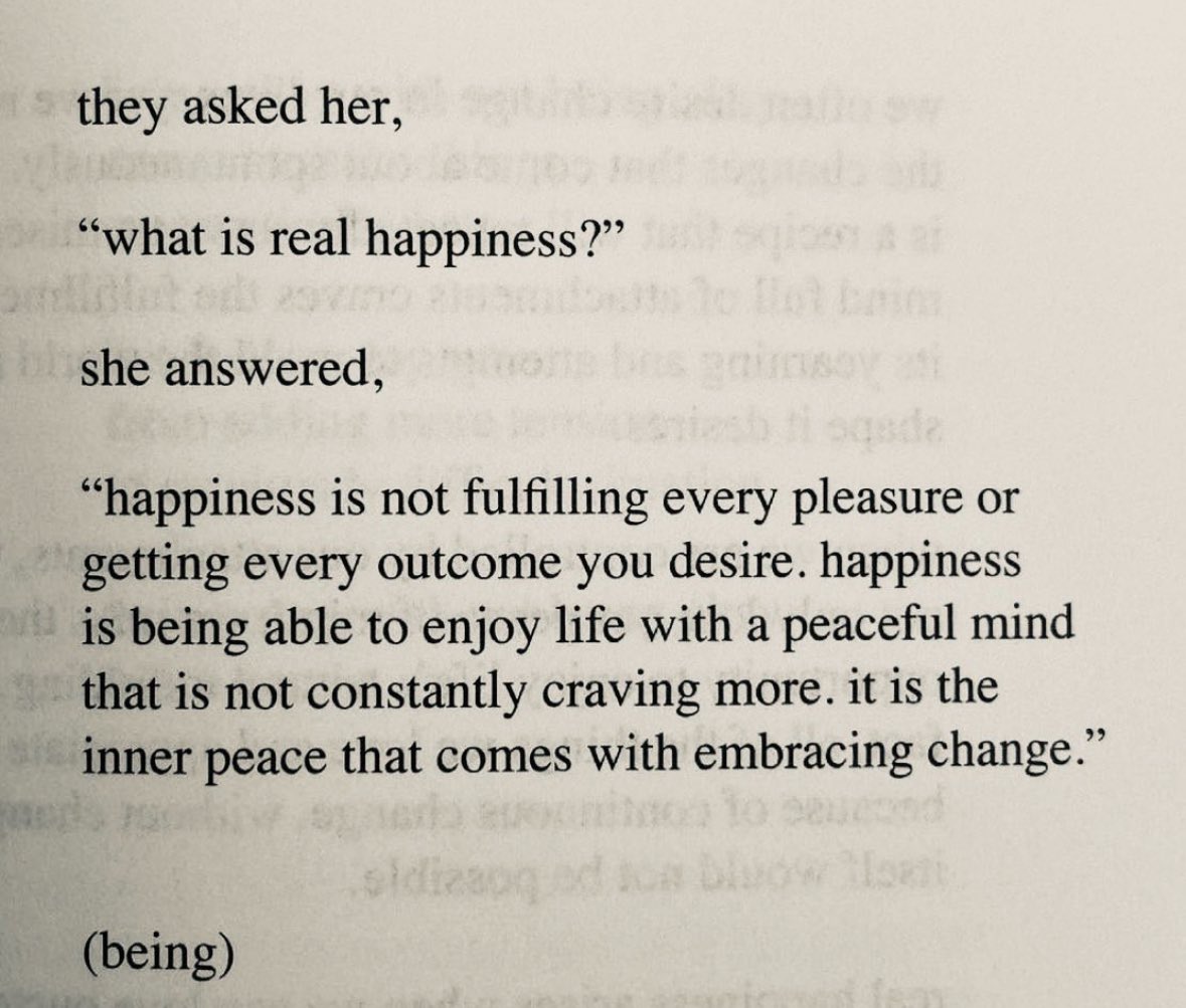 What’s real happiness?
