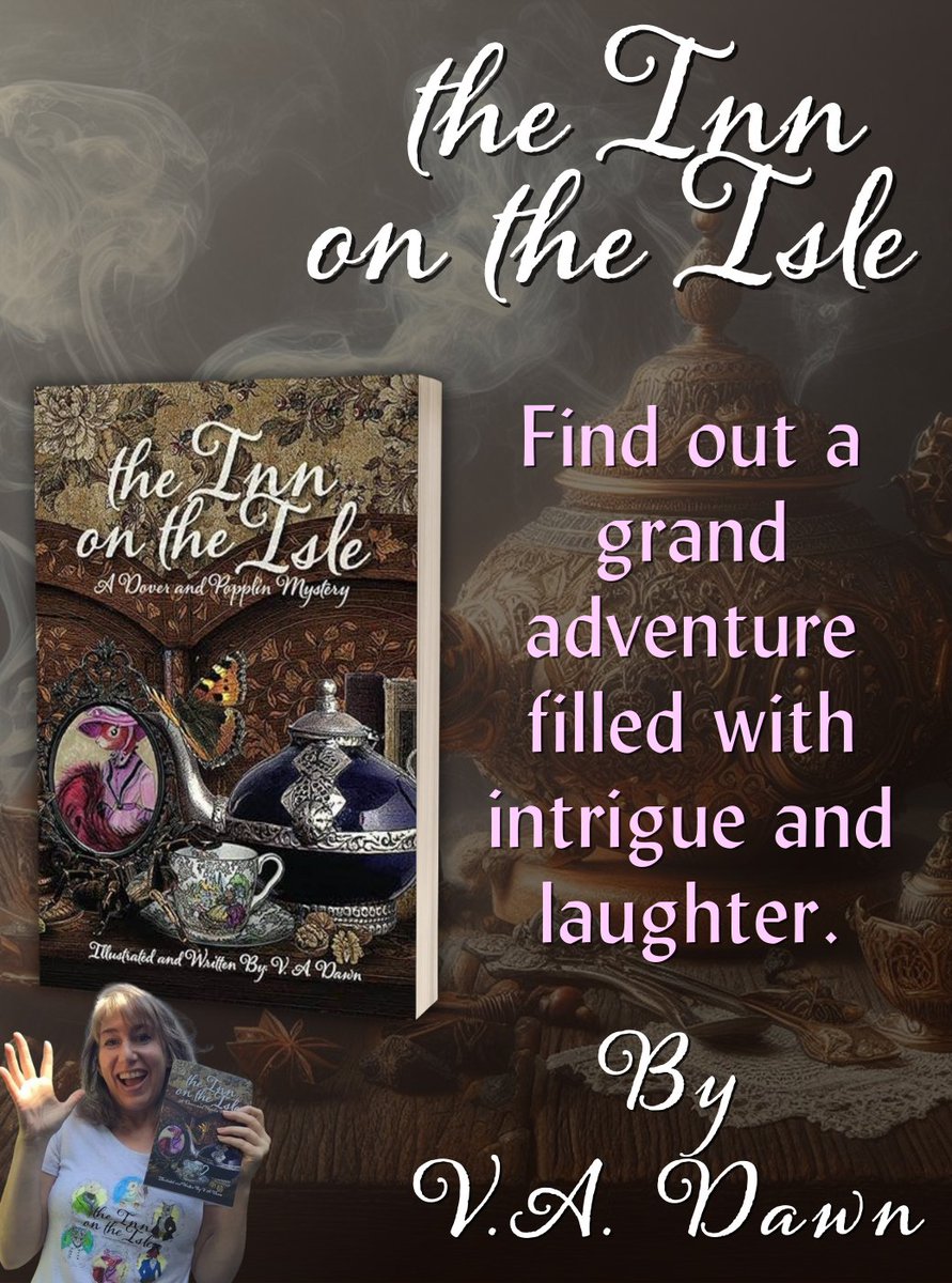 authorocean's tweet image. Recommended read - An amazing story for kids of all ages. V.A. Dawn's storytelling, "The Inn on the Isle" whisks you back to the days of your childhood with loveable quirky characters &amp;amp; witty dialogue. #Teen #YA #DetectiveStory @doverandpopplin amazon.com/dp/B01KEMXUJ6/