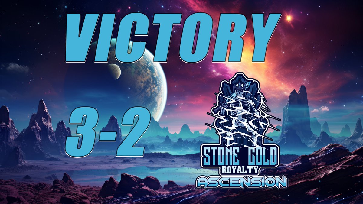 Nice big win for SCR ASCENSION last night !! Unbeatable &amp; let’s keep it that way!! Let’s go lads!!!  💪🏻🔫