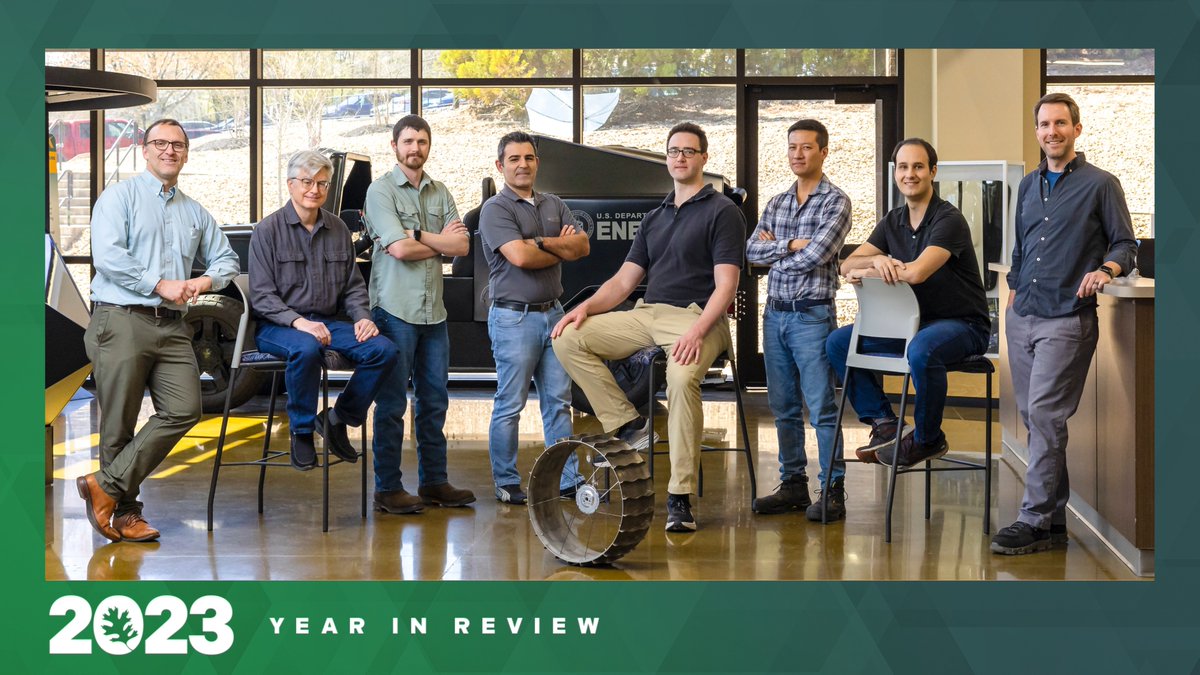 Space: the final frontier! Researchers at <a href="/ORNL/">Oak Ridge Lab</a> #3Dprinted a lunar rover wheel using a NASA design. This wheel won't go to the 🌙, but NASA will use it to test the technology for future #space applications. ornl.gov/news/researche…  #YearInReview @eeregov