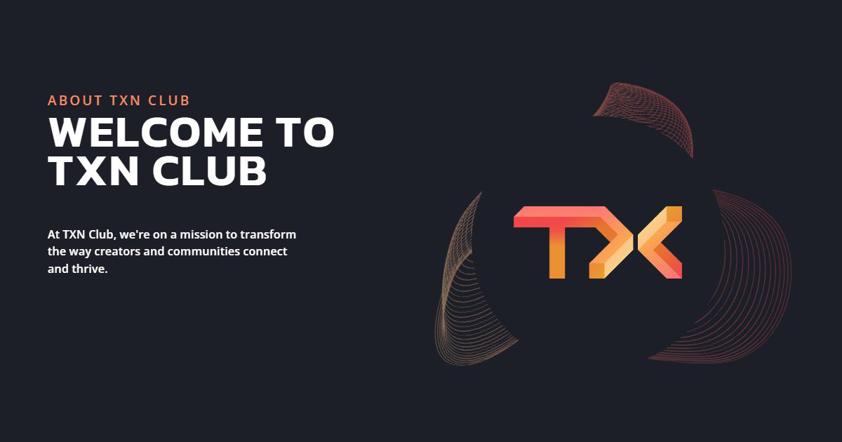 TXN CLUB tweet media