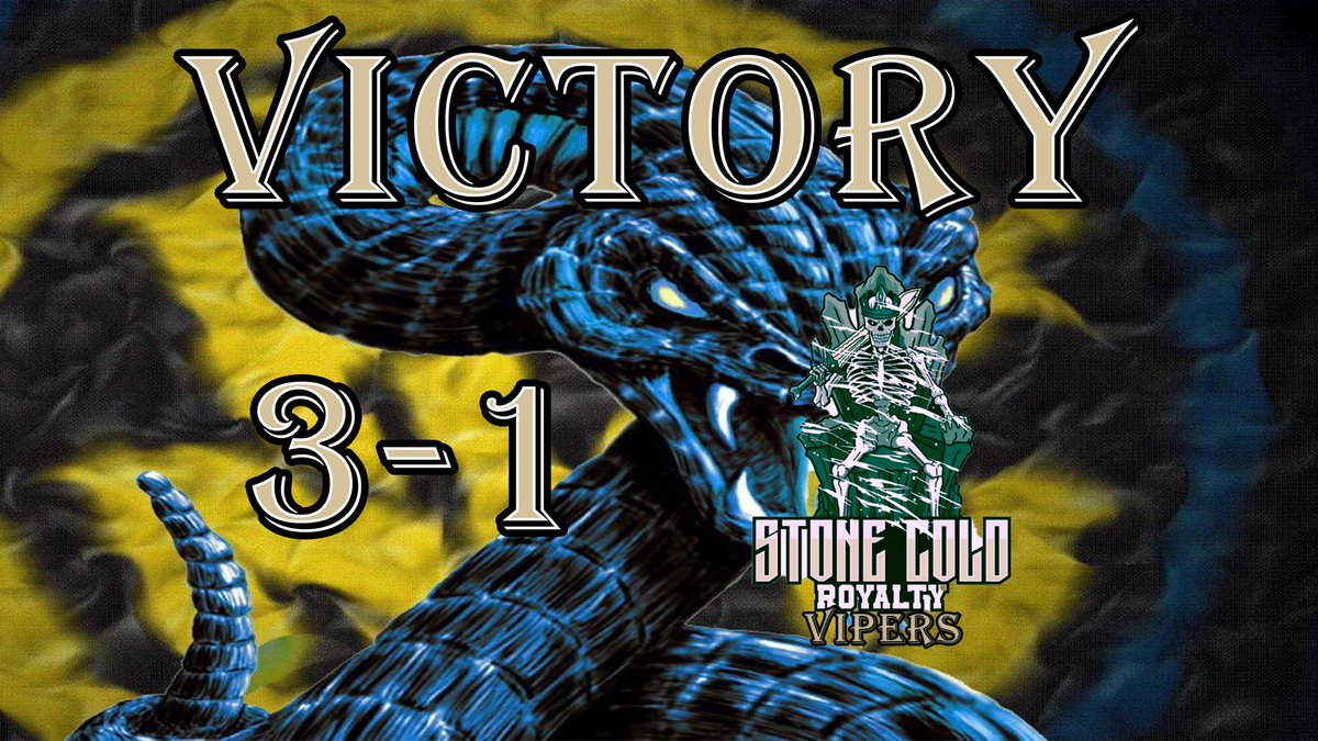 Congratulations to The Vipers tonight on the big win!! 🏆 keep it up boys!!