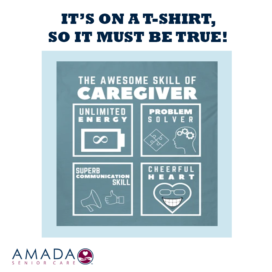 Amada caregivers love to provide home care and it shows! They are rocking compassionate care in 2024! #caregiver #amadaseniorcare #seniorcare #bestcaregivers #compassion