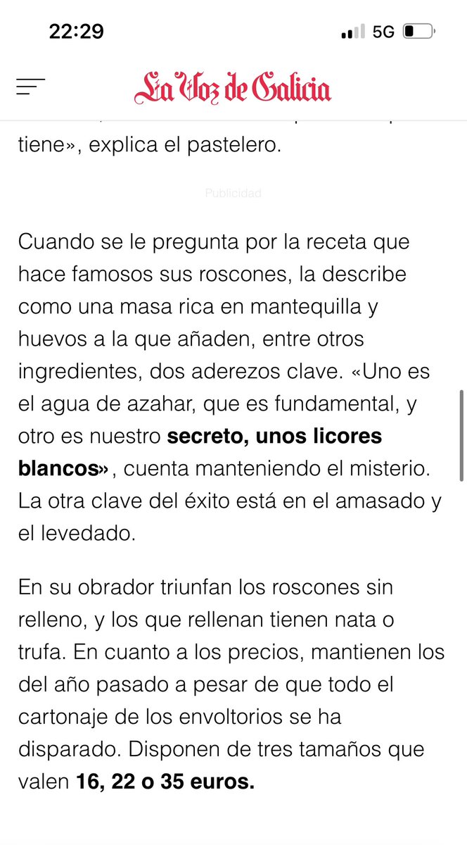 Una vez más gracias a <a href="/lavozdegalicia/">La Voz de Galicia</a> <a href="/vozlugo/">La Voz de Lugo</a> por la visibilidad! Este año hacemos un esfuerzo por todos los lucenses y mantenemos precios! #roscondereyes #obradorartesano