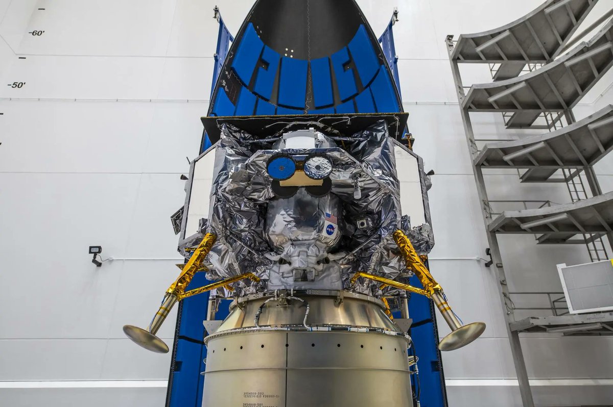 The race to the Moon is on. In a statement today, Intuitive Machines says its Nova-C lander is set to launch mid-February and land 'February 22, 2024, or before.' The Astrobotic Peregrine lander is set to touch down on Feb. 23. 📸: Intuitive Machines, ULA
