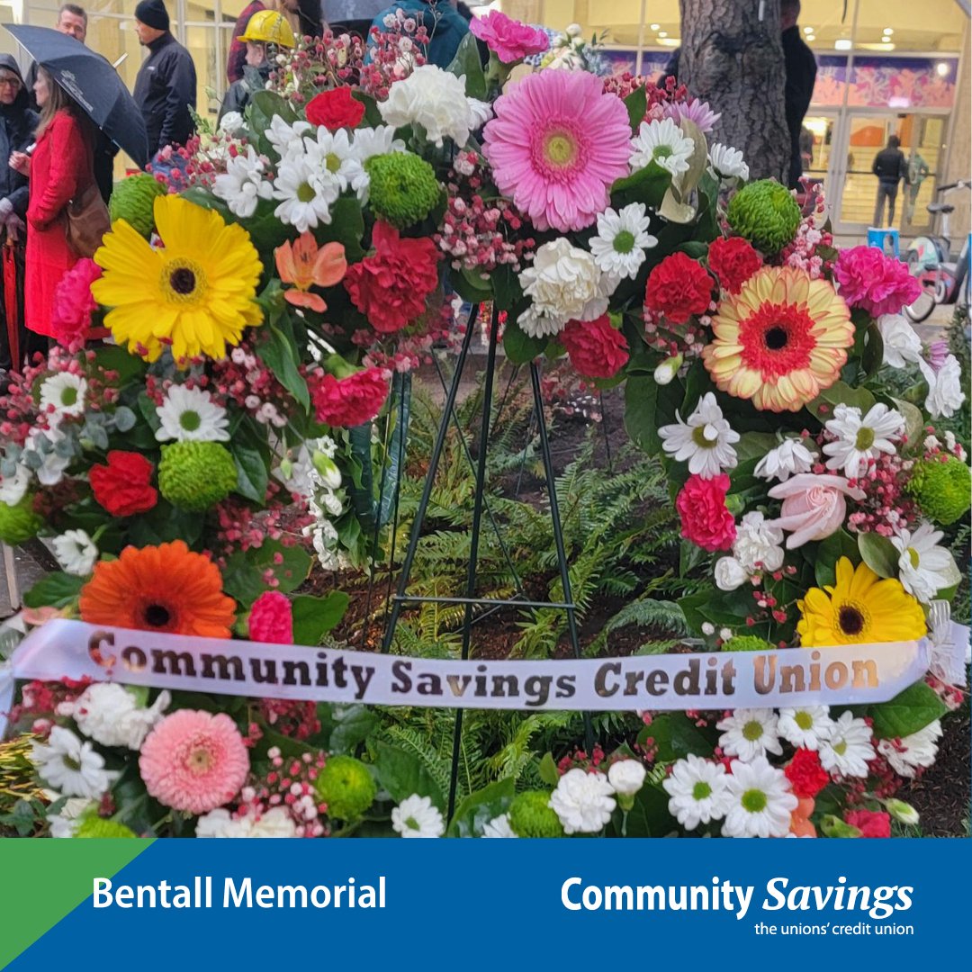 Community Savings attended the Bentall Commemoration to honour the workers who lost their lives 42 years ago. The tragedy serves as a reminder of the importance of workplace safety and to ensure worker safety is a priority.

#workersafety #bcfederationoflabour #bcbuildingtrades