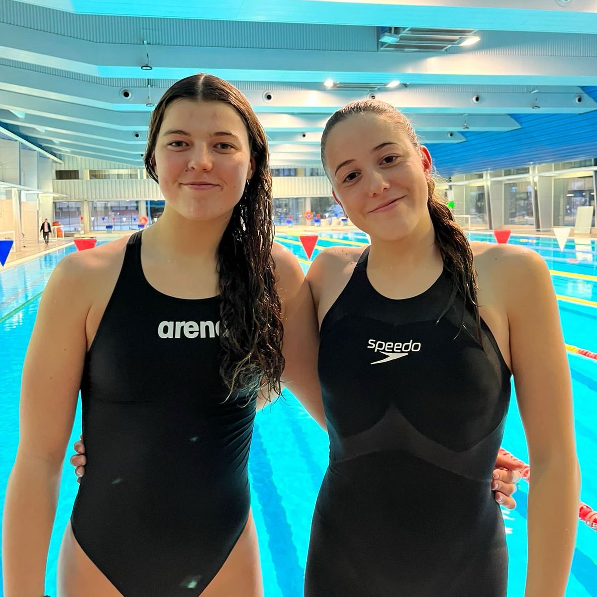 CNOlot's tweet photo. #Natacio 🏊‍♀️ Les nedadores Blanca Codony i Júlia Coll acaben la seva participació en l’stage de tres dies amb el grup de GIROSONA en el CAR de Sant Cugat. 👏👏👏

#olot #lagarrotxa #esportsolot #esport https://t.co/OA06iwSfft