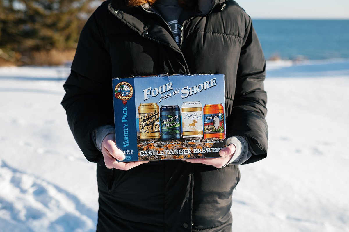 Be that friend who says, 'I'll bring the beer!'

#varietypack #fourfromtheshore #castledangerbrewery #craftbeer #castlecreamale #lagerroyale #castledangerpaleale #aurorahaze