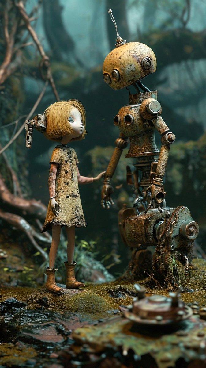 altfortomorrow's tweet image. QT with your Rusty Robot art