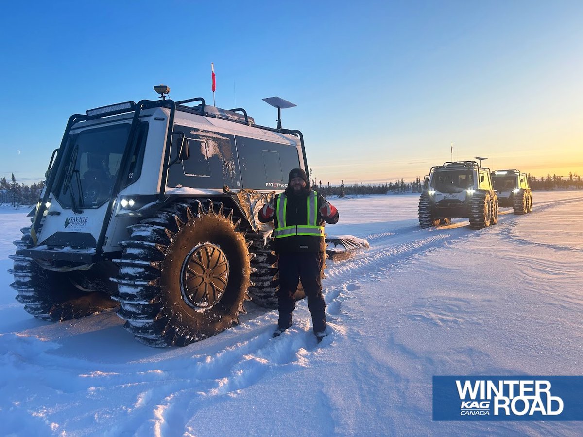 The World Famous Winter Road build is well underway and our talented team at RTL Construction in Yellowknife is embracing the bitter cold ❄  weather heading their way!