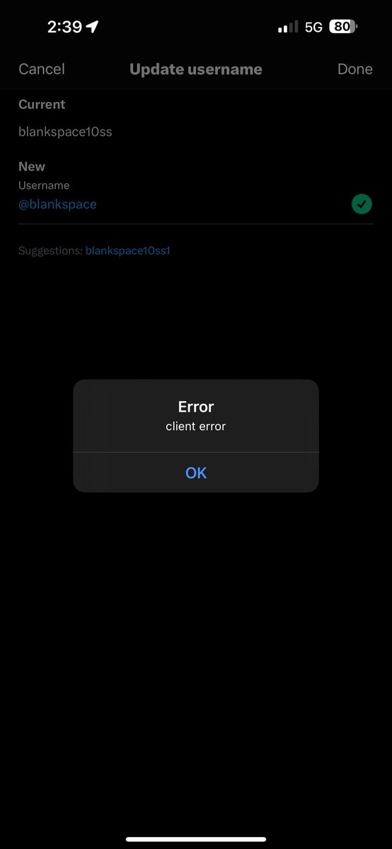 blankspace10ss's tweet photo. @Support Can’t change it back. Getting an error. :( help! https://t.co/brPg2m6Lwa