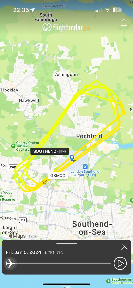 Nice bit of night flying for me tonight. 5 solo full stop landings. Night rating is nearly in the bag for 2024!