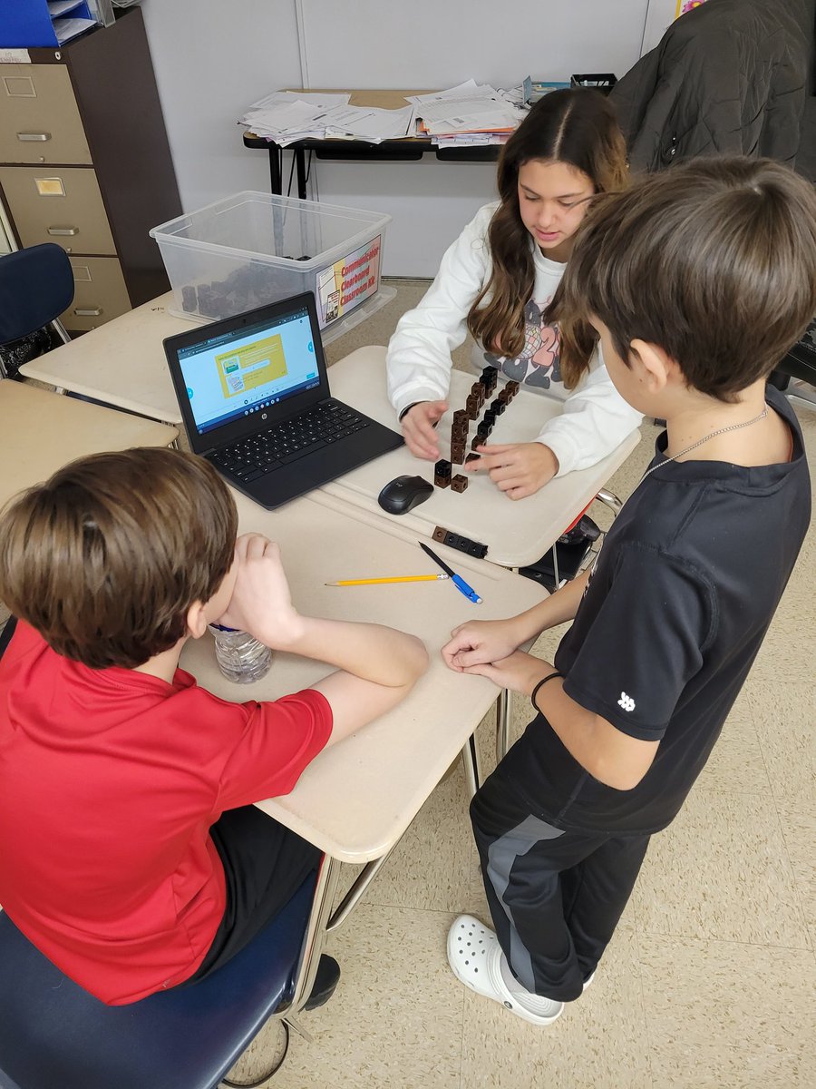 MrsTennaro's tweet photo. Although none of my ss have seen "Father of the Bride", watching a clip from movie helped them understand real world uses of LCM. Ss then worked together to solve similar problems &amp; used linking cubes to model the multiples. #iteachmath #TheyThinkImOld #SalkStrong https://t.co/9PbC4USFks
