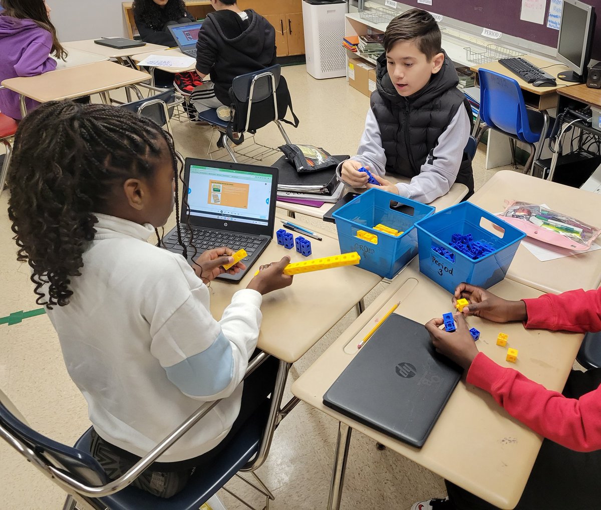 MrsTennaro's tweet photo. Although none of my ss have seen "Father of the Bride", watching a clip from movie helped them understand real world uses of LCM. Ss then worked together to solve similar problems &amp; used linking cubes to model the multiples. #iteachmath #TheyThinkImOld #SalkStrong https://t.co/9PbC4USFks