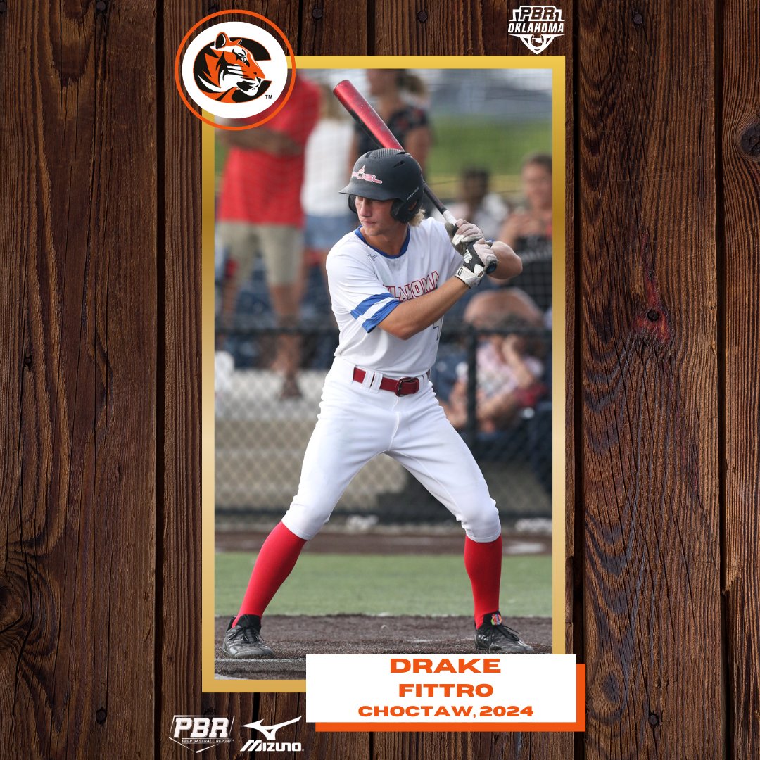PrepBaseballOK's tweet image. OF/LHP Drake Fittro (Choctaw, 2024) commits to Cowley County CC

Drake was a member of Team Oklahoma at the 2022 Future Games 

@d_fittro
@jacketsball
@cowleybaseball
@prepbaseball

👤PROFILE: loom.ly/k_4w-hc