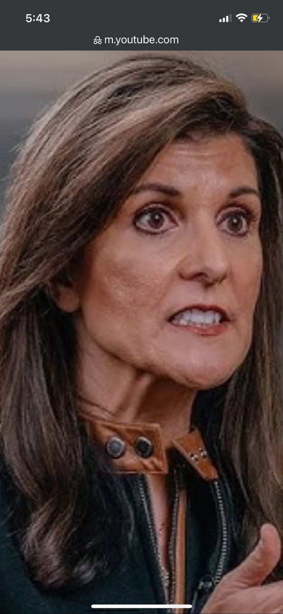 Respectfully, Nikki Haley does not look well. I’m not right or left. I’m neutral and just commenting on this NBC interview. Fried as ever.