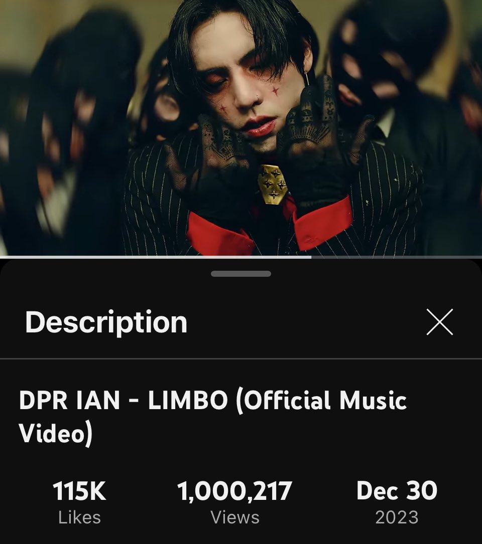 Chefmiito's tweet photo. LIMBO his 1 million congratulations ian you’ve worked hard
#LIMBO #DPRIAN https://t.co/rcR74wo3g3