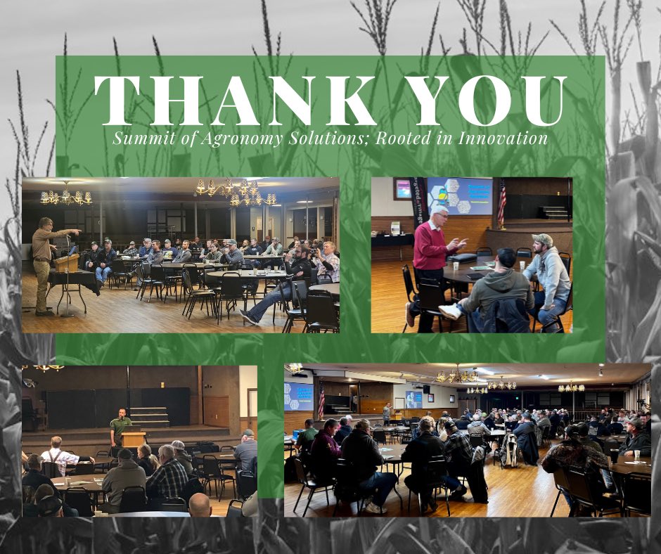 Thank you to everyone who came and spent the day with us!

With everyone’s support and hard work we had a great event and look forward to more meetings in the future!

#SummitofAgronomy