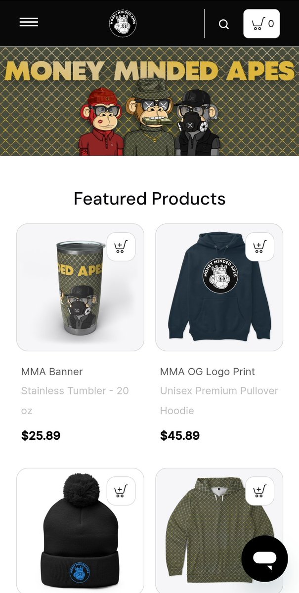 👀 Have you seen the beginning of the #MoneyMindedApe Merch?

#xrp #nft #communityowned

🔗mma-39.creator-spring.com