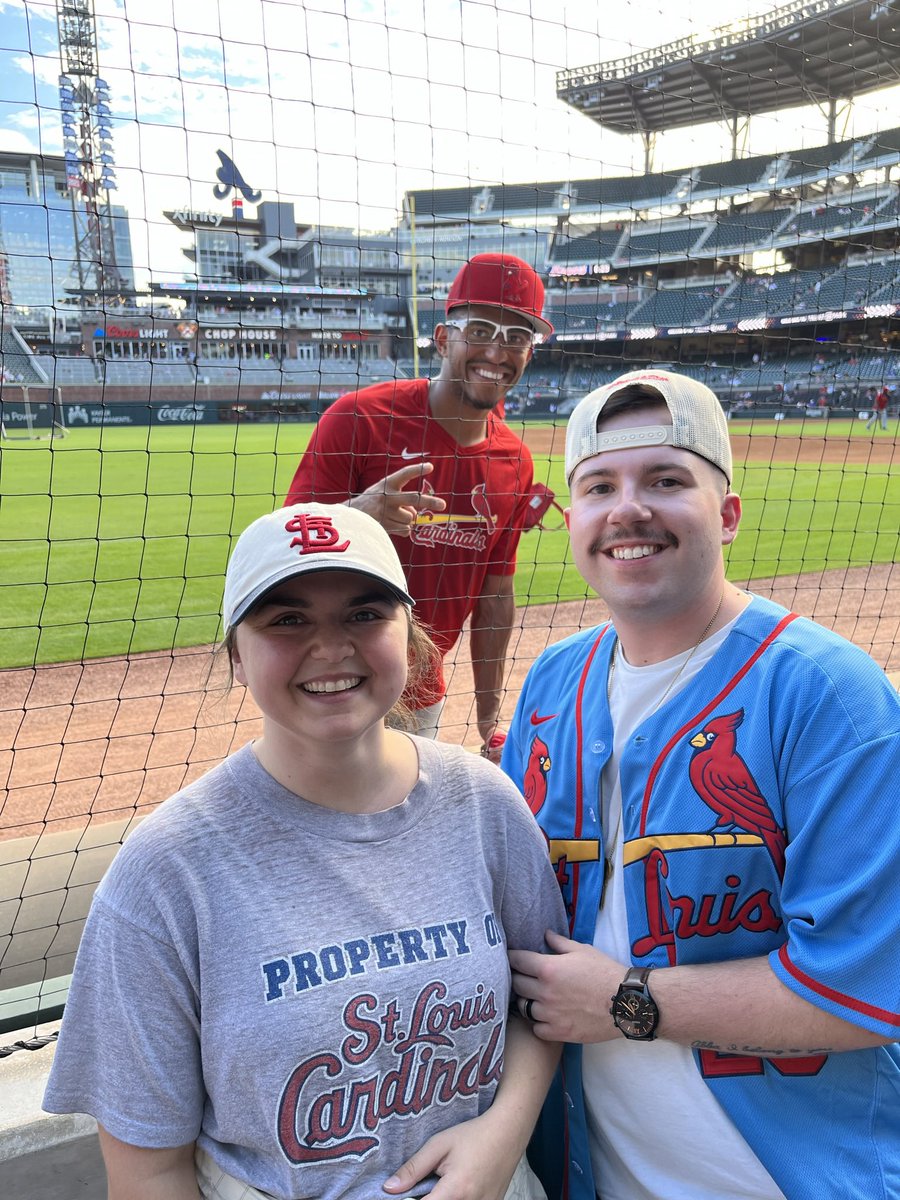 MattBrofft's tweet photo. So long Richie. Best of luck in Tampa. Thank you for giving me such a great experience at the game this past year! #STLCards https://t.co/SmO8YfFddj