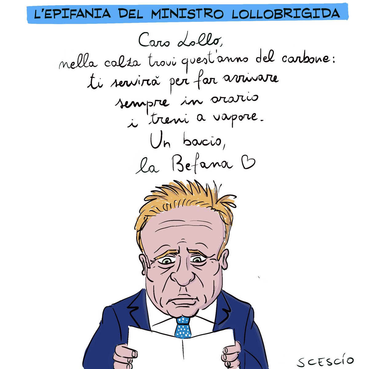 Scescio1's tweet photo. Mezza calzetta.
*
*
*
#5Gennaio #6gennaio #Epifania #Epifania2024 #Befana #calza #Carbone #lollobrigida #trenitalia #frecciarossa #meloni #fdi #fratelliditalia #salvini #lega #lettera #antifascismo #salvini #centrodestra #cdx #bacio #vapore https://t.co/NJLbiiU2Vu