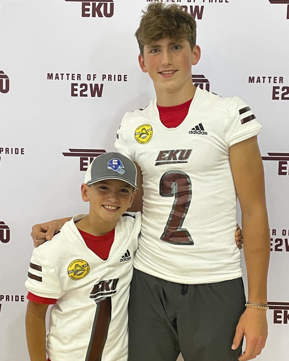 I am extremely excited to announce my commitment to Eastern Kentucky University! Thank you to all of my coaches for pushing me every day and guiding me in this process, and thank you to my parents for always believing in me and helping me pursue my dreams. Go colonels! #E2W