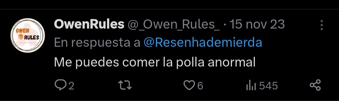 Resenhademierda's tweet photo. @thunder34bcn Bueno...yo no caeré nunca en descalificaciones, lo se y lo tengo claro, pero si te incomoda como habla @ensolitario9 , deberias tambien saber como hablan muchos de los grandes "creadores de contenido" de referencia... https://t.co/hHK9QO8mQX