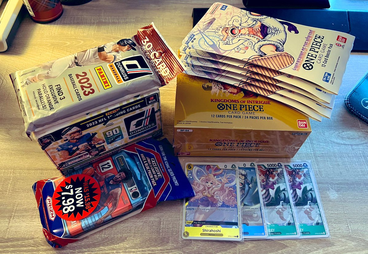 JakesPokeStore's tweet photo. A late Merry Xmas and Happy New Year to everyone! 🎄🥃🍾🎊

Just a reminder to open what YOU enjoy and have a great time! 

(Not pictured: Fiancé stole the 151 mini tins and Alakazam Box 😂😭)  

Been a long time since I’ve done giveaway so I’ll post one tomorrow! Happy Friday 😎 https://t.co/vDVA645LFX
