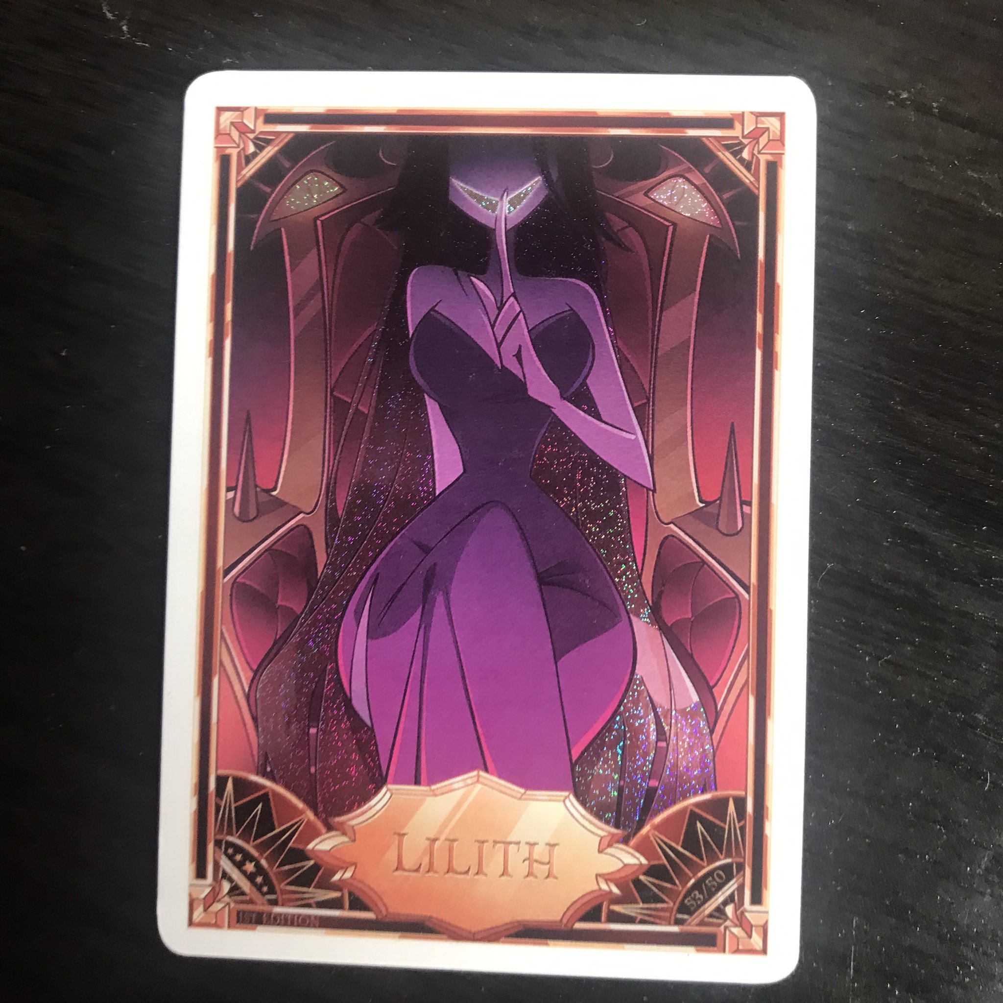カードダスその他 HAZBIN HOTEL Trading Card Lilith Hazbin Hotel Trading Card - Lilith SECRET RARE 1st Edition