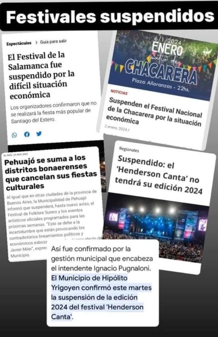 🪗🥁 ¿Qué pasa con los festivales populares 2024? ¿Por dónde pasó la motosierra de <a href="/JMilei/">Javier Milei</a> ? Cacho Franco dio todos los detalles en #DesdeElBarrio <a href="/radiografica893/">Radio Gráfica</a>

<a href="/RockEnBaradero/">Rock En Baradero</a>
<a href="/Cosquin_Rock/">Cosquín Rock</a>
<a href="/FestivalJM/">Festival Nacional de Doma y Folklore Jesús María</a>

Entérate acá 👇
ar.radiocut.fm/audiocut/pasa-…