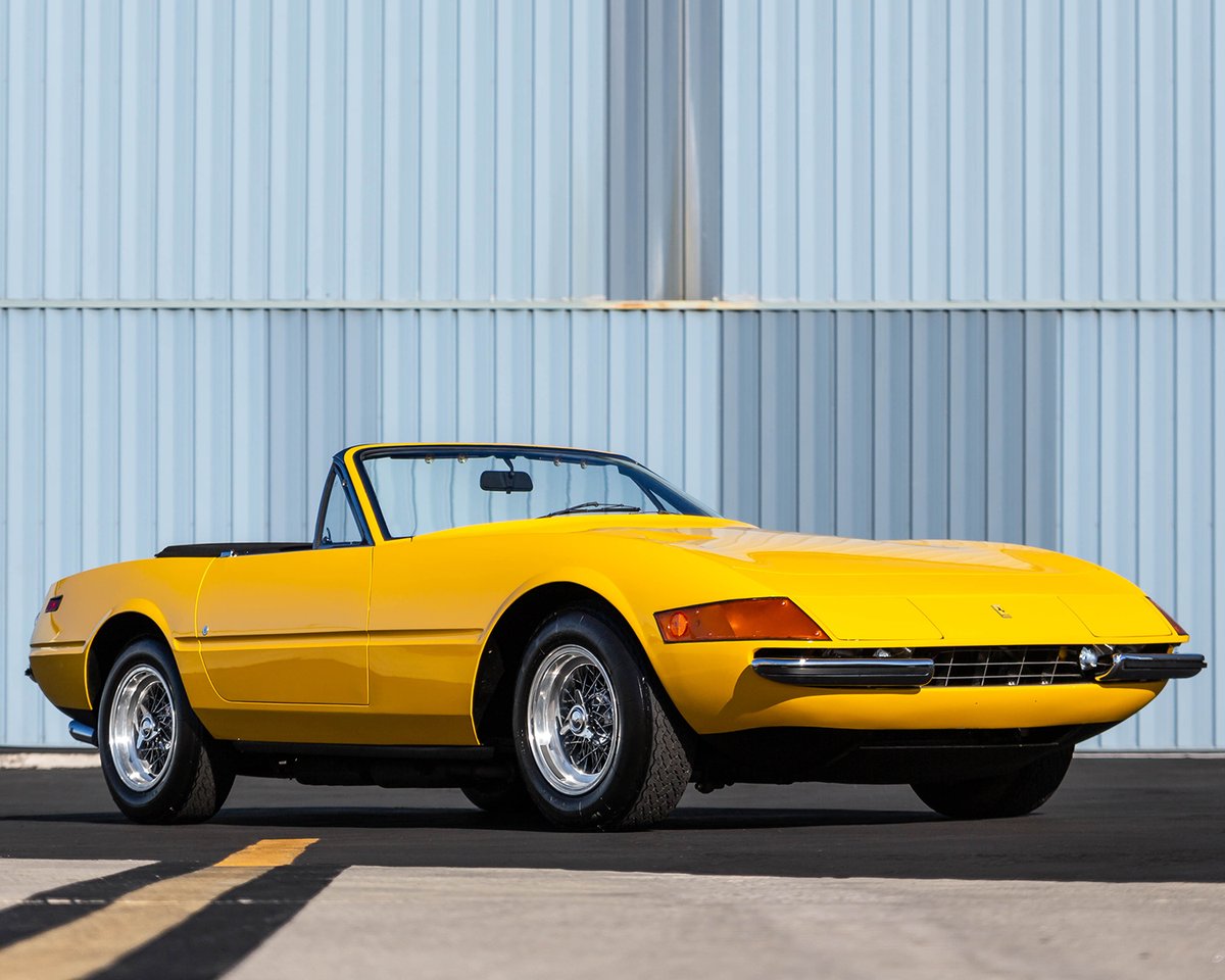 Barrett_Jackson's tweet photo. @Ferrari Finished in #FlyYellow, this #Daytona will fly across the auction block with No Reserve, January 20-28 at WestWorld of #Scottsdale.
Learn More: https://t.co/AGJjNvnEvR https://t.co/cQWmZyYECf