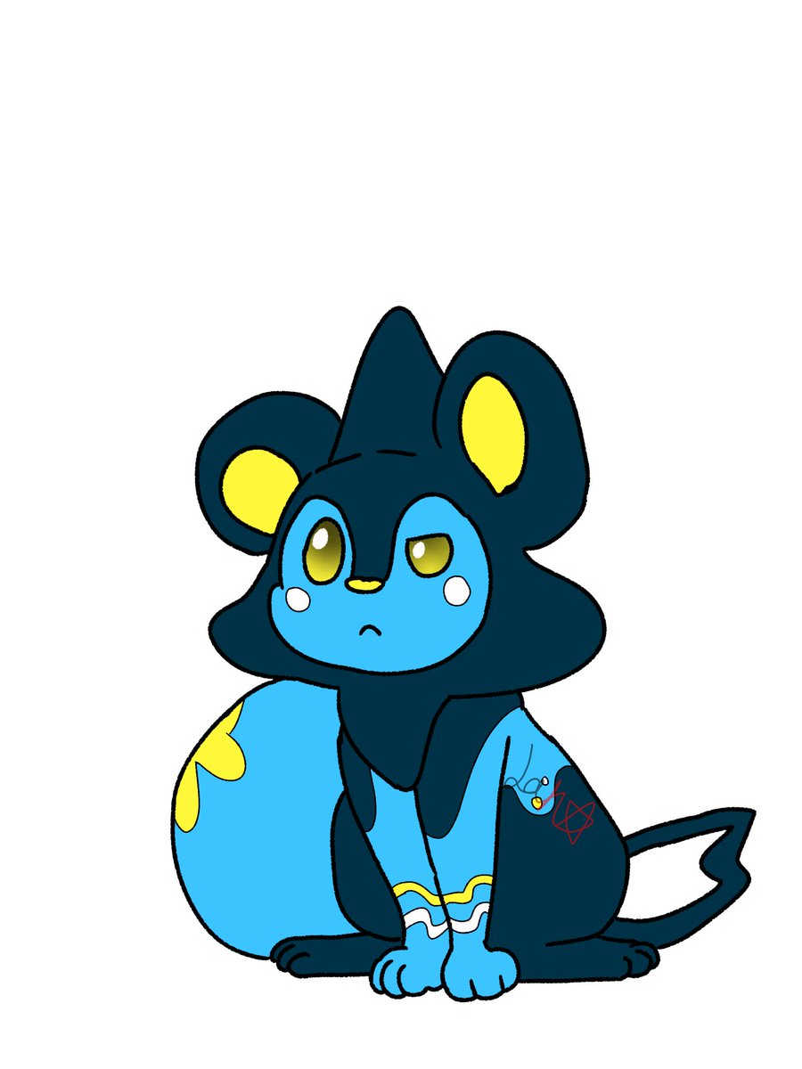 Lanisnthere's tweet photo. Made a pokémon fusion oc a while ago (2 days) and look how silly they are <3 https://t.co/98j0XeSXqx