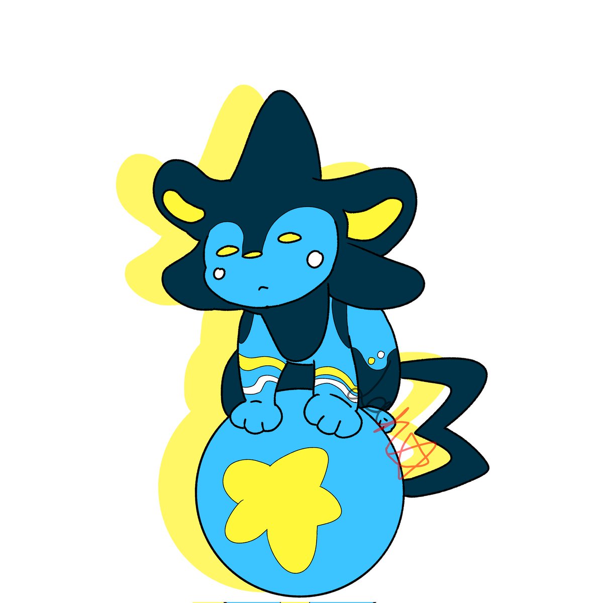 Lanisnthere's tweet photo. Made a pokémon fusion oc a while ago (2 days) and look how silly they are <3 https://t.co/98j0XeSXqx