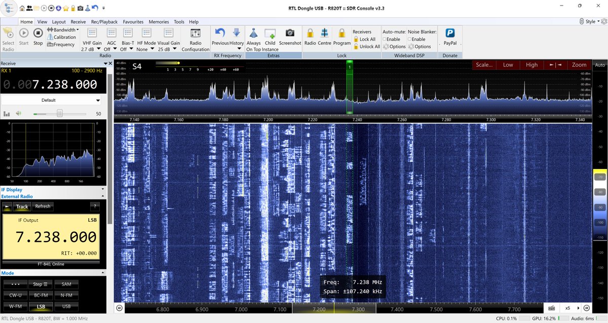 KD2NFC's tweet image. #hamradio #sdrconsole #kd2nfc