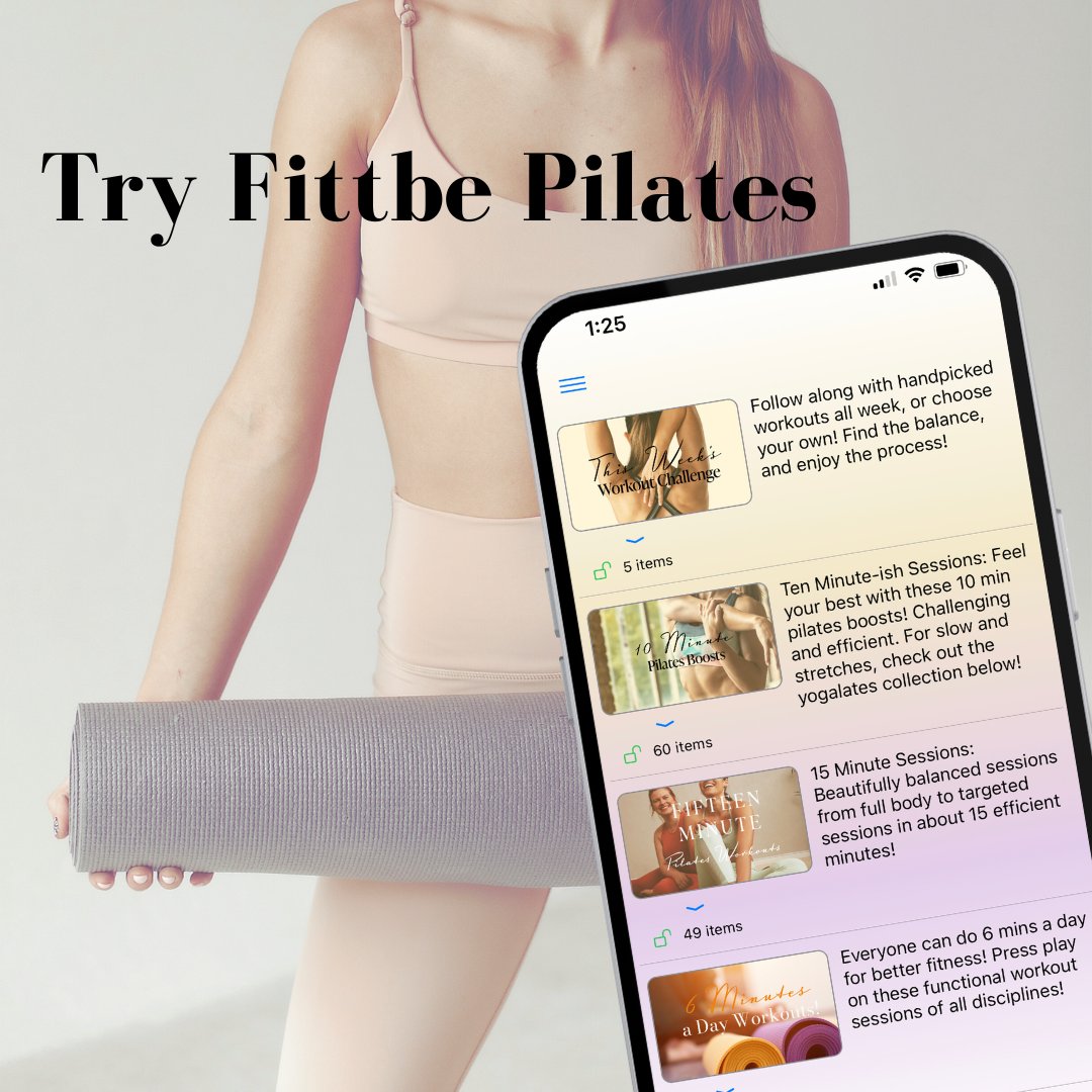 Fittbe's tweet photo. You're invited to try Fittbe Pilates! Hundreds of workouts, encouraging instruction, upbeat workouts to love!
Try it Free: https://t.co/ntUCoLhshV
#pilatesapps #newpilatesapps #bestpilatesapp #fittbepilates https://t.co/hpxXkcnsG9